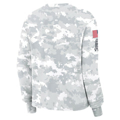 Cleveland Browns Women's 2024 Salute To Service Dri-FIT Long Sleeve T-Shirt | NFL On sale