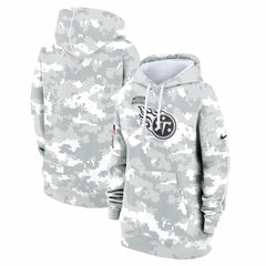 Tennessee Titans Women's 2024 Salute To Service Club Fleece Oversized Pullover Hoodie | NFL Discount