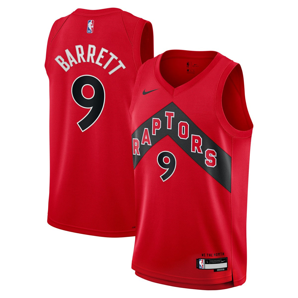 Red RJ Barrett Toronto Raptors Youth Swingman Jersey | NBA