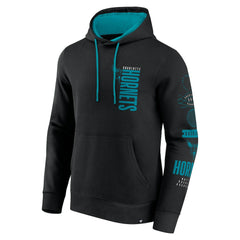 Black Charlotte Hornets Game Time Crossover Pullover Hoodie | NBA