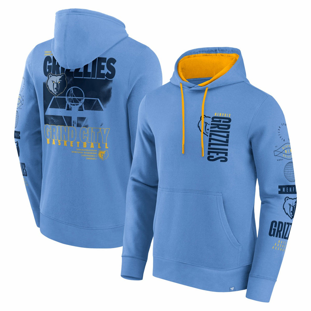 Blue Memphis Grizzlies Game Time Crossover Pullover Hoodie | NBA
