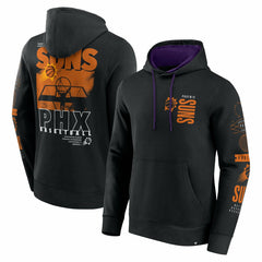 Black Phoenix Suns Game Time Crossover Pullover Hoodie | NBA