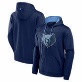 Navy Memphis Grizzlies Reserve Defender Pullover Hoodie | NBA