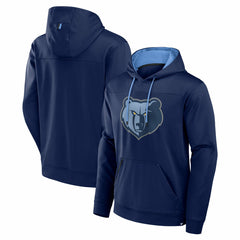 Navy Memphis Grizzlies Reserve Defender Pullover Hoodie | NBA