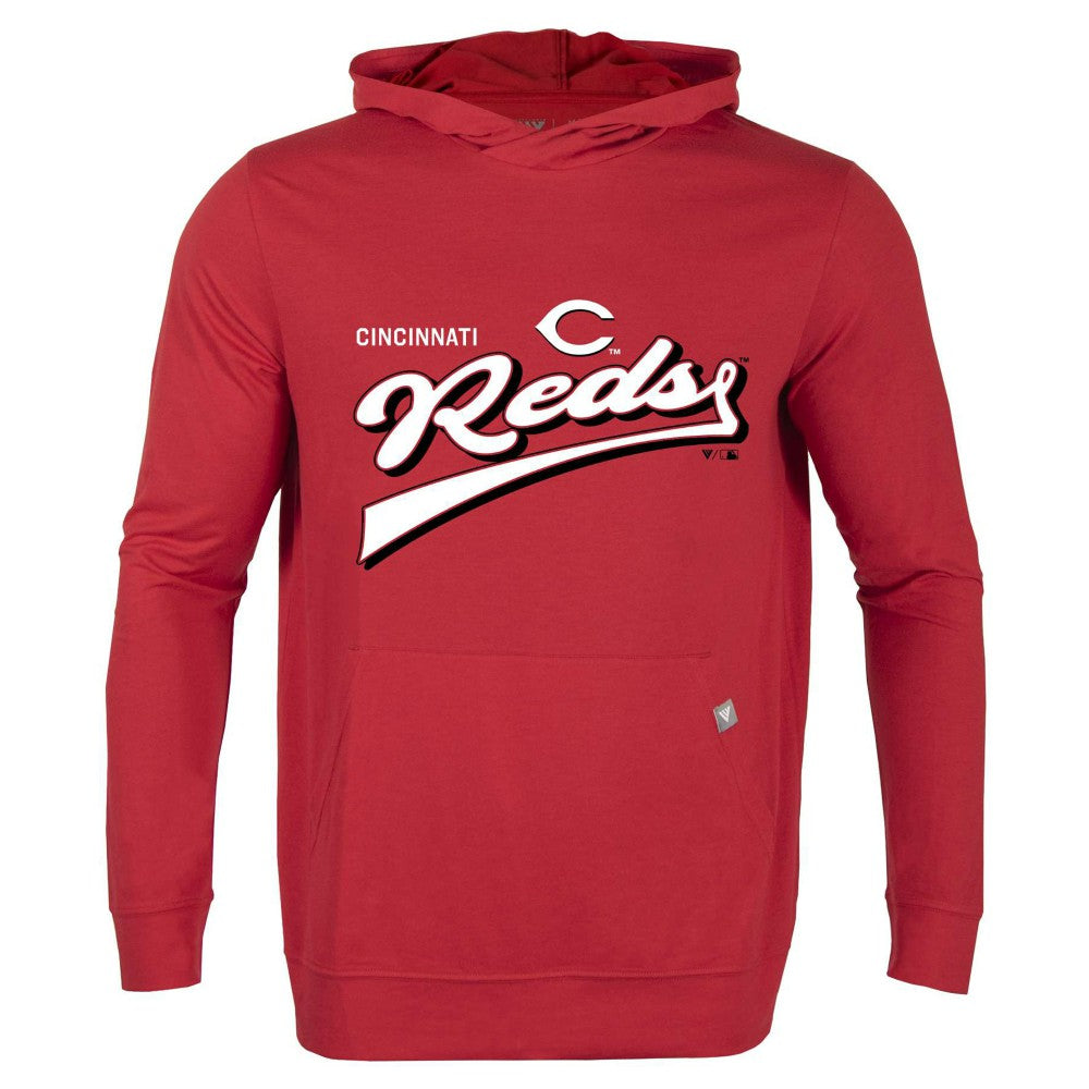 Cincinnati Reds Levelwear Relay 2.0 Retro Pullover Hoodie - MLB Hoodies