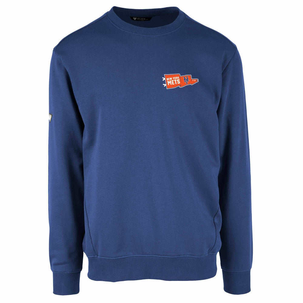 New York Mets Levelwear Zane Rafters Pullover Sweatshirt - MLB Pullover