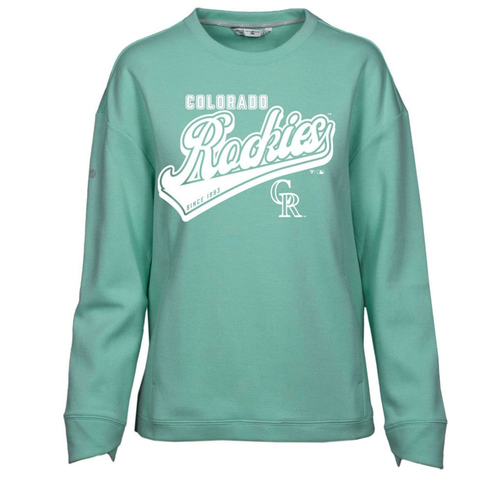 Colorado Rockies Levelwear Women's Fiona Sweep Pullover Sweatshirt - MLB Pullover