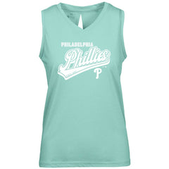 Philadelphia Phillies Levelwear Women's Paisley Sweep V-Neck Tank Top - MLB Tanks