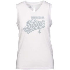 Minnesota Twins Levelwear Women's Paisley Sweep V-Neck Tank Top - MLB Tanks