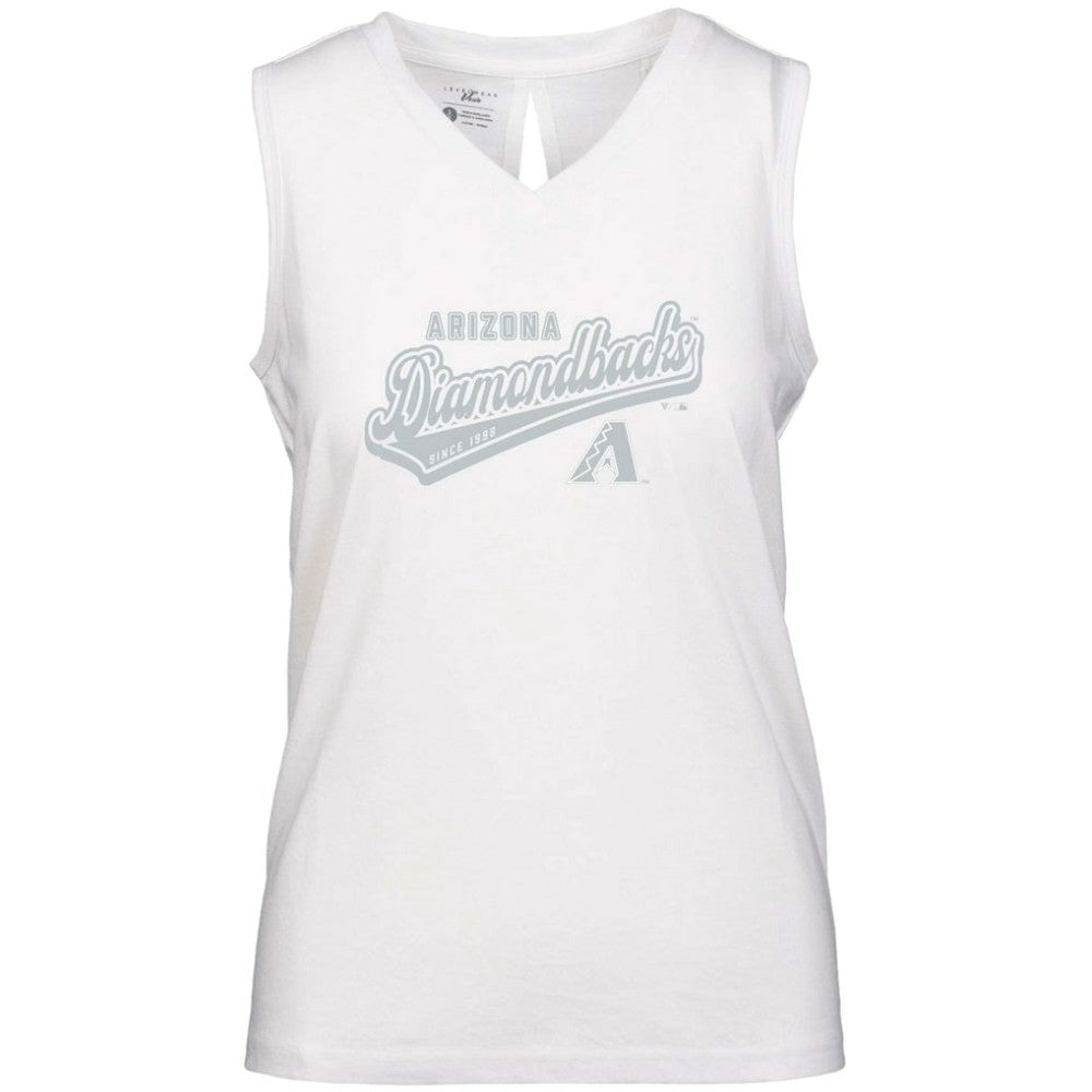 Arizona Diamondbacks Levelwear Women's Paisley Sweep V-Neck Tank Top - MLB Tanks