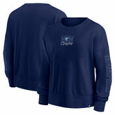 Navy Memphis Grizzlies Women's Oversized Game Day Pullover Sweatshirt | NBA