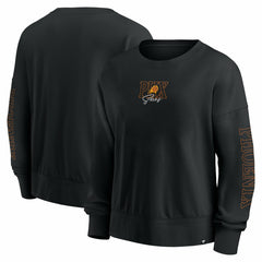 Black Phoenix Suns Women's Oversized Game Day Pullover Sweatshirt | NBA
