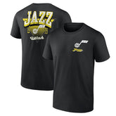 Black Utah Jazz Logo Athletic Never Over T-Shirt | NBA