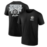 Black Brooklyn Nets Logo Athletic Never Over T-Shirt | NBA