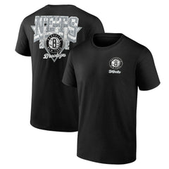 Black Brooklyn Nets Logo Athletic Never Over T-Shirt | NBA