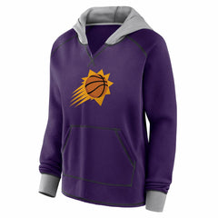 Purple Phoenix Suns Logo Athletic Women's Boom Pullover Hoodie | NBA