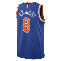 Blue OG Anunoby New York Knicks Unisex Swingman Jersey | NBA
