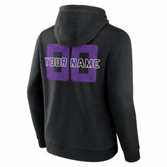 Black Sacramento Kings Custom Stellar Pullover Hoodie | NBA