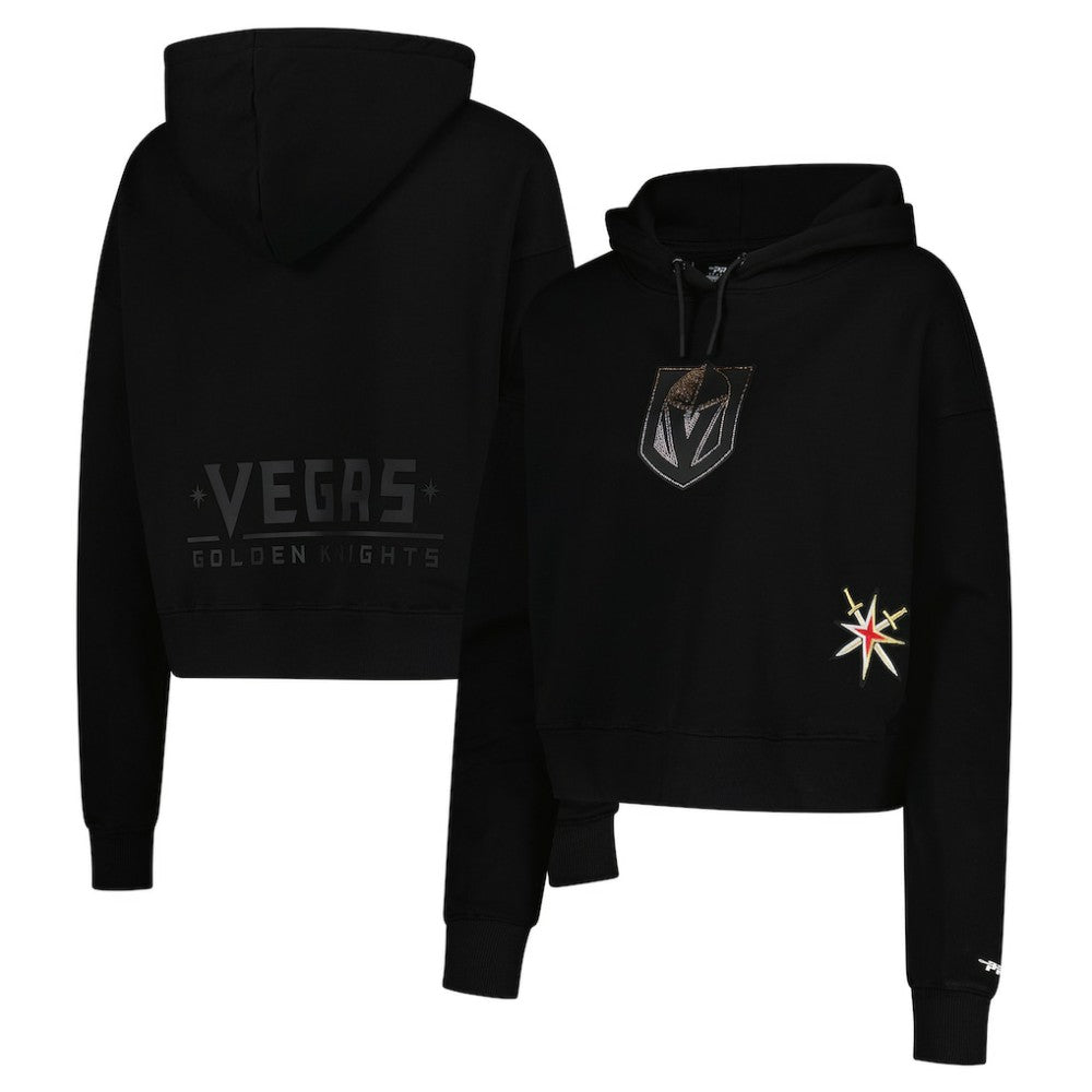 Vegas Golden Knights Pro Standard Women's Jewels Cropped Pullover Hoodie - NHL Hoodies