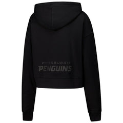 Pittsburgh Penguins Pro Standard Women's Jewels Cropped Pullover Hoodie - NHL Hoodies