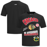 Chicago Blackhawks Pro Standard Turn It Up Dropped Shoulder T-Shirt - NHL T-shirts