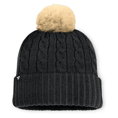 Jacksonville Jaguars Women's Cable Knit Cuffed Hat with Pom | NFL Outlet