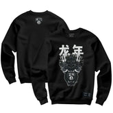 Heather Black Brooklyn Nets Hyperfly Unisex Year of the Dragon Lunar New Year Collection Pullover Sweatshirt | NBA