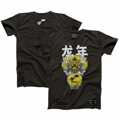 Heather Black Utah Jazz Hyperfly Unisex Year of the Dragon Lunar New Year Collection T-Shirt | NBA