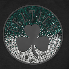 Black Boston Celtics Pro Standard Women's Jewels Boxy Cropped T-Shirt | NBA