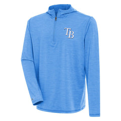 Tampa Bay Rays Antigua Tidy Quarter-Zip Hoodie - MLB Hoodies
