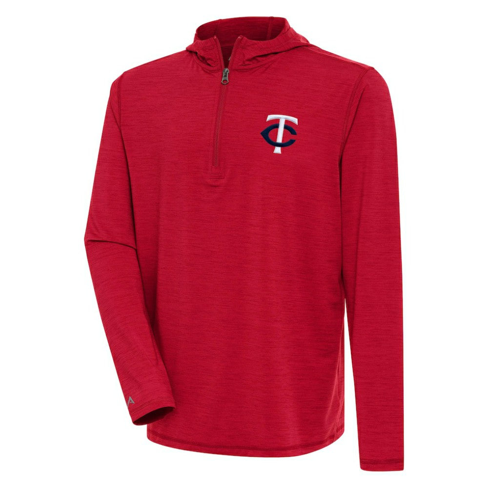 Minnesota Twins Antigua Tidy Quarter-Zip Hoodie - MLB Hoodies