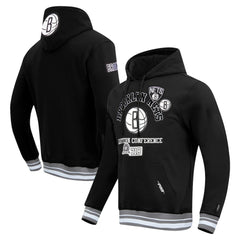 Black Brooklyn Nets Pro Standard Area Code Pullover Hoodie | NBA