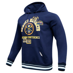 Navy Denver Nuggets Pro Standard Area Code Pullover Hoodie sale | NBA