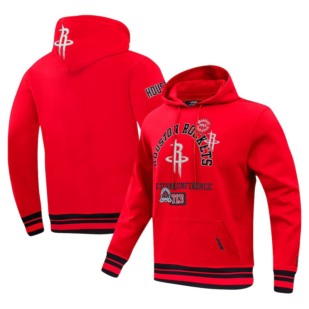 Red Houston Rockets Pro Standard Area Code Pullover Hoodie sale | NBA