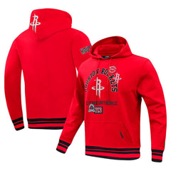 Red Houston Rockets Pro Standard Area Code Pullover Hoodie sale | NBA