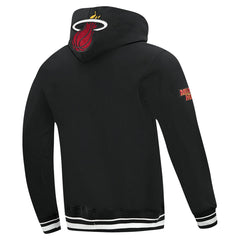 Black Miami Heat Pro Standard Area Code Pullover Hoodie | NBA
