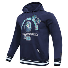Navy Minnesota Timberwolves Pro Standard Area Code Pullover Hoodie | NBA