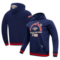 Navy New Orleans Pelicans Pro Standard Area Code Pullover Hoodie | NBA
