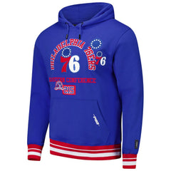 Red Philadelphia 76ers Pro Standard Area Code Pullover Hoodie | NBA