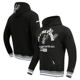 Black San Antonio Spurs Pro Standard Area Code Pullover Hoodie | NBA
