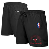 Black Chicago Bulls Pro Standard Area Code Shorts | NBA