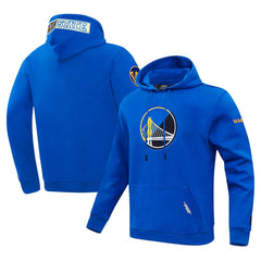 Royal Golden State Warriors Pro Standard Split Logo Pullover Hoodie sale | NBA