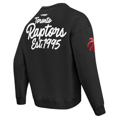 Black Toronto Raptors Pro Standard Paint the City Drop Shoulder Sweatshirt | NBA