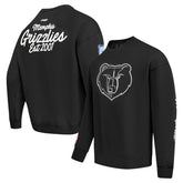 Black Memphis Grizzlies Pro Standard Paint the City Drop Shoulder Sweatshirt | NBA