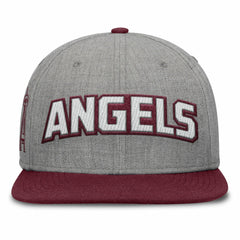 Los Angeles Angels Fanatics Elements Felt Chainstitch Snapback Hat - MLB Hats