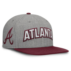 Atlanta Braves Fanatics Elements Felt Chainstitch Snapback Hat - MLB Hats