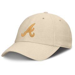 Atlanta Braves Fanatics Front Office Leather Patch Adjustable Hat - MLB Hats