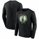 Black Boston Celtics Primary Logo Long Sleeve T-Shirt | NBA