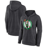 Charcoal Boston Celtics Women's Primary Logo Pullover Hoodie | NBA