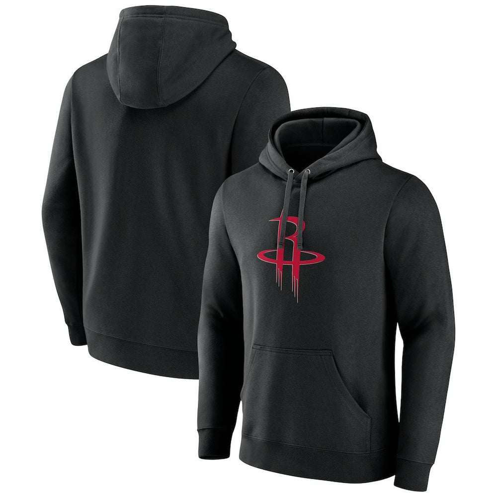 Black Houston Rockets Primary Logo Pullover Hoodie sale | NBA